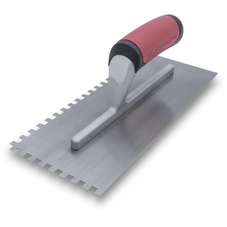 Marshalltown Notched Trowel, Flooring Trowel, Tiling Trowel, Square Notched Trowel, 1/4 inch Notches NT671