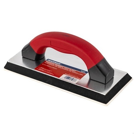 Warner Tool 4in x 9in Rubber Tile Grout Float, 3/4in Thick Rubber 61976