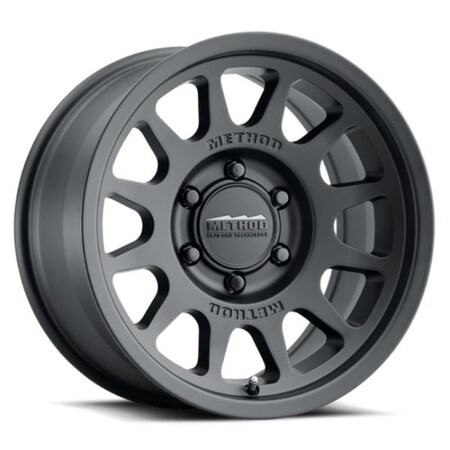 Sonrie 17 x 8.5 in. Plus 25 mm Offset 6 x 135 87 mm CB MR703 Matte Black Wheel SO3862375