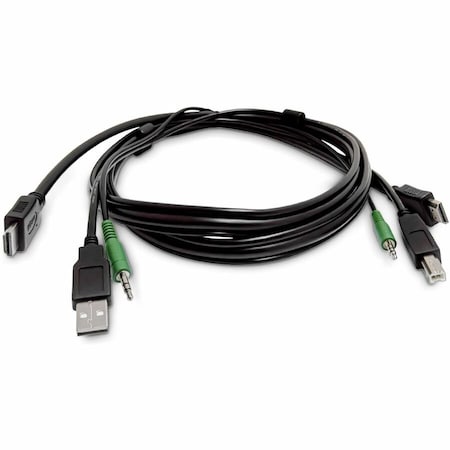 Startech.Com 6FT (1.8M) HDMI KVM CABLE, USB 2.0, 3.5MM AUDIO, UNIVERSALLY COMPATIBLE COMBO CA SKHDMMKVM-06-TAA