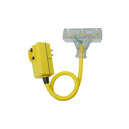 Southwire GFCI, 2FT Right Angle Tricord Tap 14880023-6