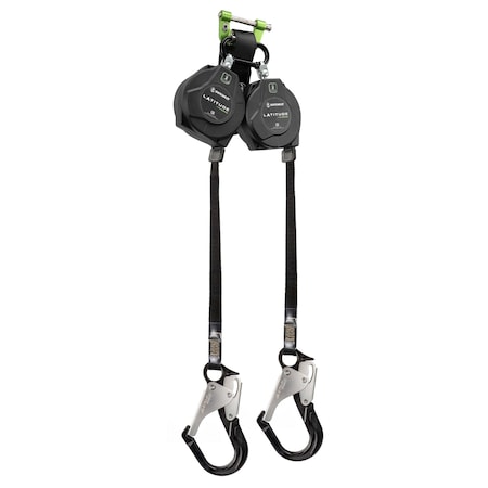 Safewaze Latitude Edge 11 ft Dual Web SRL Alu Rebar Hooks 024-5394