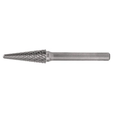 Cle-Line 1/8x1/8 Solid Carbide Shank Double Cut Carbide SL-41 Cle-Line 1852 Included Angle Bur C10058