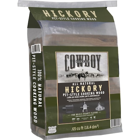 Cowboy 0.65 Cu. ' Hickory Pit-Style Cooking Wood 54107