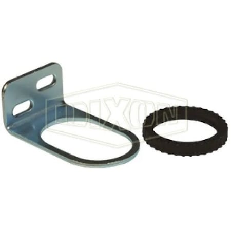 Dixon Mounting Bracket with Panel Nut, For Use with R07, B07 Filter/Regulator 18-025-003