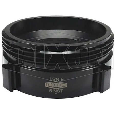 Dixon Style N37 Rocker Lug Hydrant Adapter, Female NST NH x Male NST NH Connection, Aluminum, Hardcoat N37-50F60F