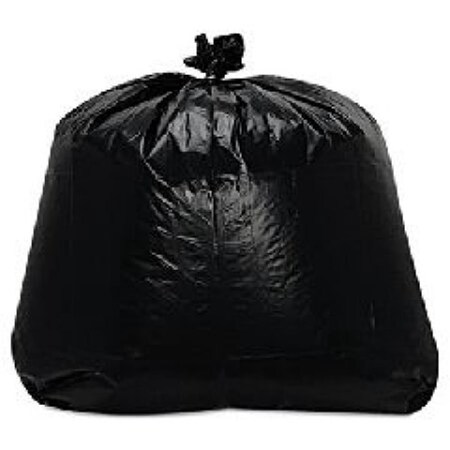 Trinity Packaging TRNML4347X 1.6 mil 56 gal Low-Density Can Liners, Black ML4347X