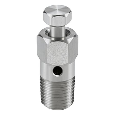 Ham-Let Purge Valve, 316L Stainless Steel M-01-4N-SS
