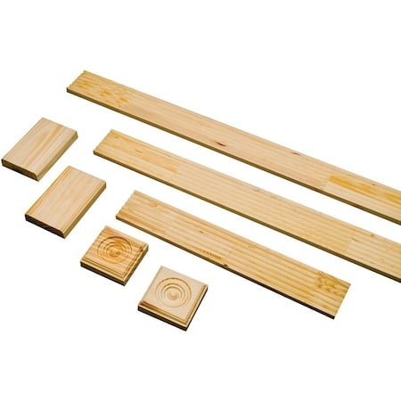 Waddell Door Moulding Set, 214 in W, Casing Profile, Synthetic FCS27