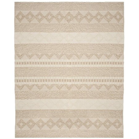 Safavieh Natura Hand Woven Large Rectangle Area RugBeige & Ivory 9 x 12 ft. NAT102B-9