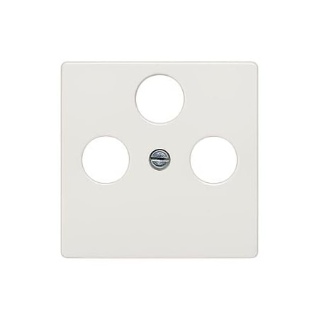 Siemens DELTA i-system Cover plate TV/RF/SAT 3-hole titanium white 5TG2548-2