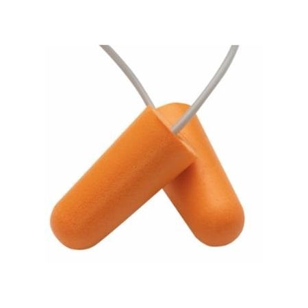 Jackson Safety H10 Disposable Earplugs, Polyurethane Foam, Corded, 100PK 138-67212