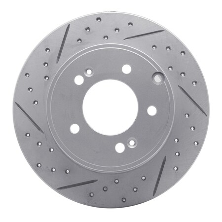 Dynamic Friction Co DFC Geoperformance Rotor - Drilled and Slotted 830-03021R