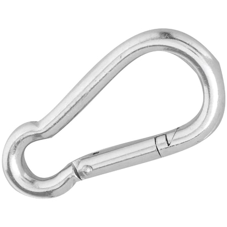 Campbell 3/8'' 260 Lb. Load Capacity Polished Stainless Steel Spring Link All Purpose Snap T7630426