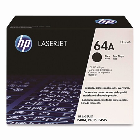 Hp Toner Cartridge, Black CC364A