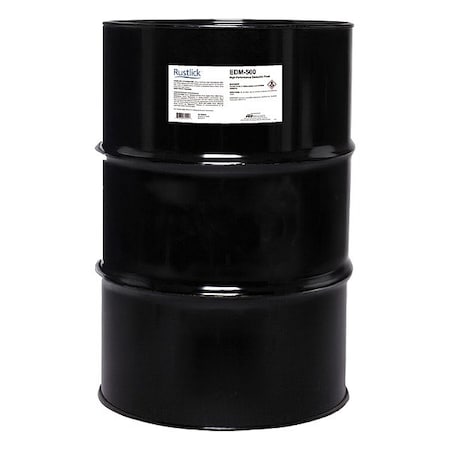 Rustlick Cutting Fluid, 55 gal, Drum, Fluorescent Green, Transparent 72555