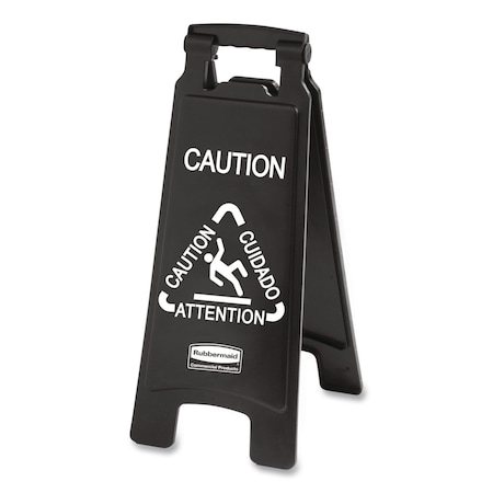 Rubbermaid Commercial Caution, 10 9/10" W x 26 1/10" H 1867505