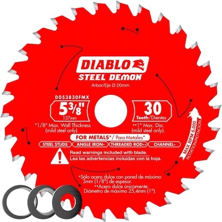 Diablo Ferrous Csb Mb, 5-3/8 in dia, 30T D053830FMX