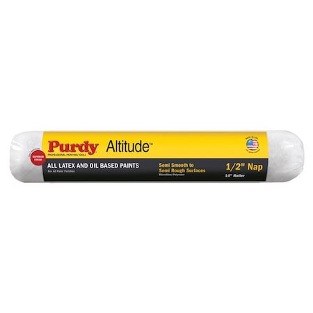 Purdy Altitude Poly Micro 14 in. W X 1/2 in. Regular Paint Roller Cover 1 pk 144612143