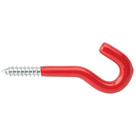 National Hardware 2211BC Storage Screw Hook, 50 lb, 11/16 in Opening, Steel, Red N271-014