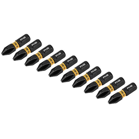 Dewalt Screwdriver Bit, 5 13/16" L, Shank Sz 1/4" DWAFE1PH2IR10