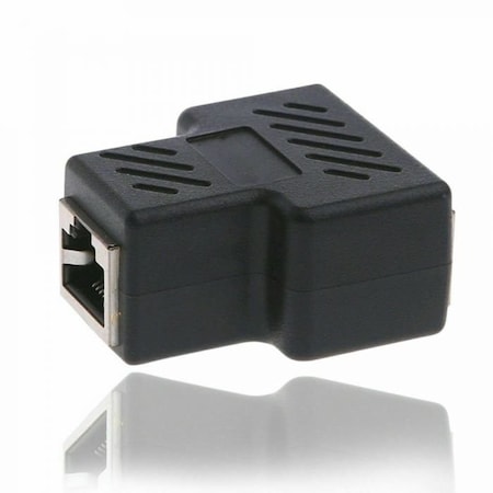 Sanoxy RJ45 Splitter Adapter 1 to 2 Ways Dual Female Port CAT5/6/7 LAN Ethernet Cable Adapter SANOXY-CABLE119