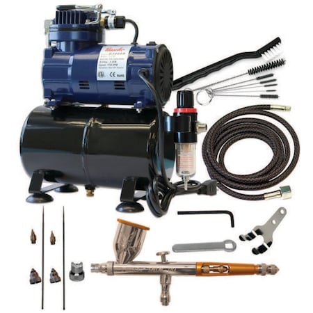 Paasche Airbrush Package TG-3AS, D3000R and AC-7 TG-300R
