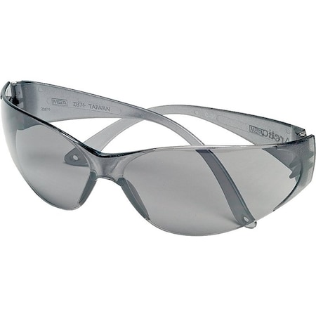Msa Safety Safety Glasses, AntiScratch Lens, Polycarbonate Lens, Wraparound Frame 697515