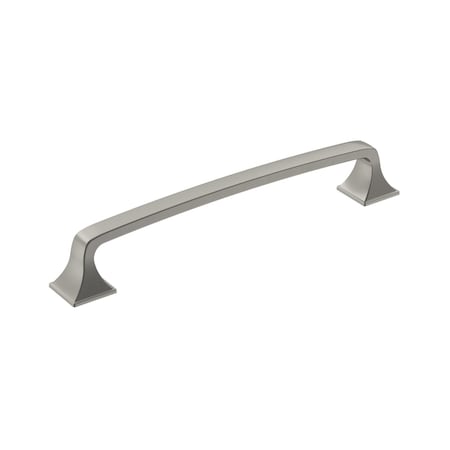 Amerock Ville 6-5/16 inch (160mm) Center-to-Center Satin Nickel Cabinet Pull, 10PK 10VMP36777G10
