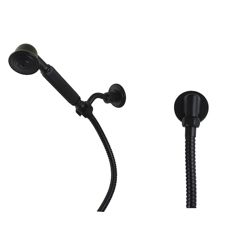 Kingston Brass Hand Shower Kit, Matte Black KX1070BE