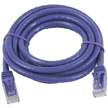 Monoprice Flexboot Cat5E 24AWG Cable, 7 ft.Purple 11387