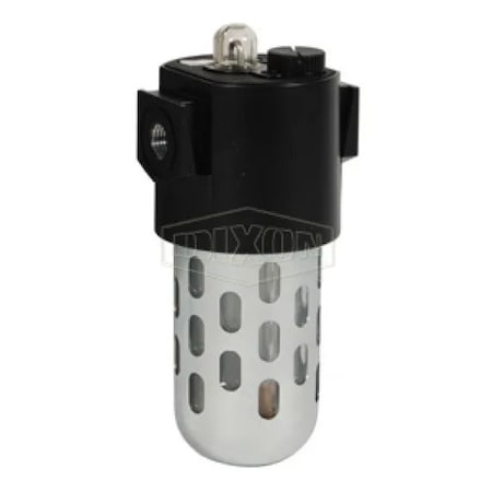 Dixon Wilkerson by EconOmist Compact Lubricator with Gauge, 1/4 in NPT/BSPP-G Port, 36.1 SCFM Flow Rate L16-02A