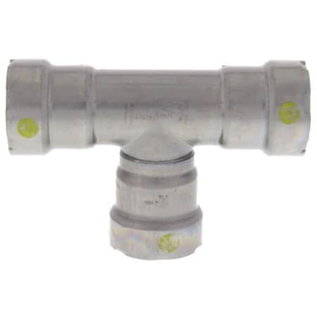 Viega MegaPressG tee P1 0.75 P2 0.75 P3 0.75 carbon steel zinc-nickel coating 25306