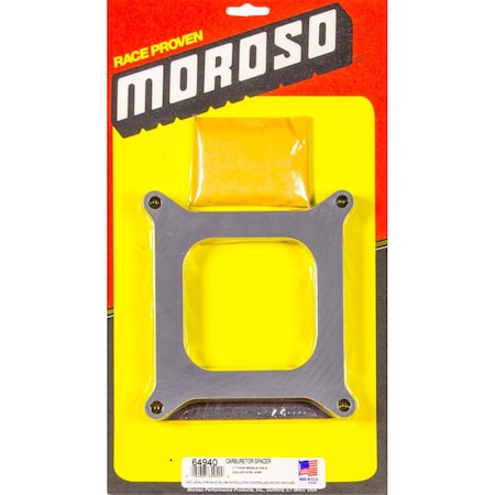 Moroso 64940 1 in. Phenolic Open Carburetor Spacer MOR64940