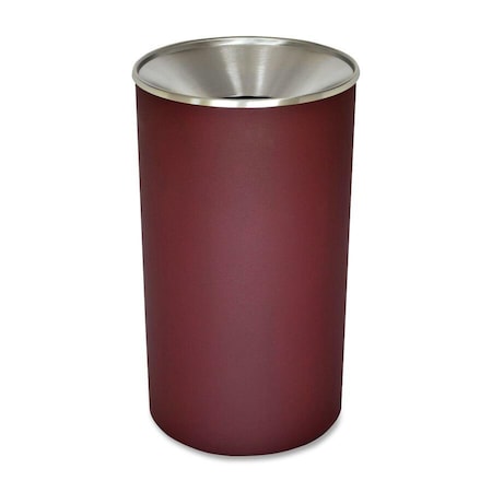 Ex-Cell Kaiser 33-Gal. Powder Coated Receptacle - Steel, Burgundy WR-33F BURX