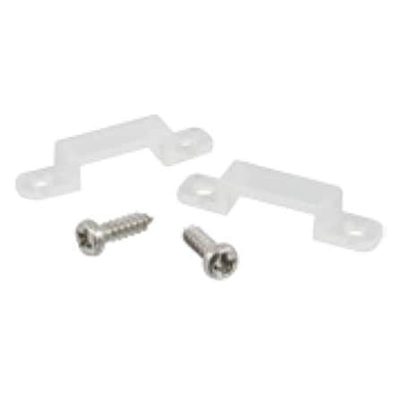 Splashofflash Trulux Clear Silicon Mounting Clips Compatible with All Tape, 15PK SP965030