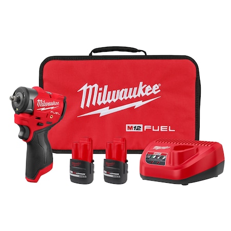 Milwaukee Tool M12 FUEL(TM) 3/8 In. SCIW w/ FR Kit 3049-22
