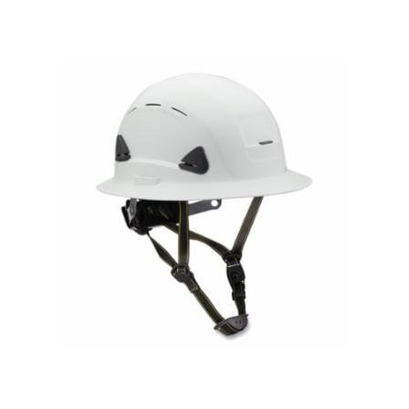 Honeywell Fibre-Metal Fibre-Metal Climbing Style Full Brim Safety Helmet, Type II, Class C, Ratchet Suspension,  068-CSH13001