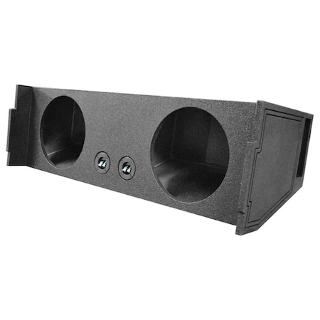 Q Power Qpower  12 in. Bomb Dual Woofer Box 2007-2014 Chevy Tahoe 3rd Row Vented Downfire QBSUV12V
