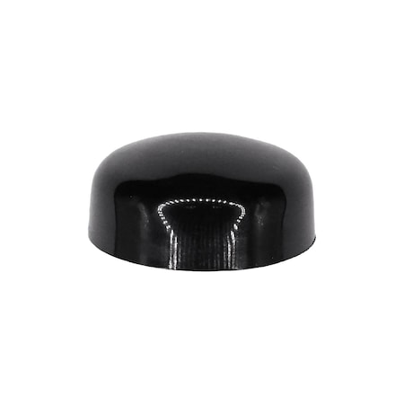 Auveco Pop-On Screw Cover - Black - #10, 50PK 13837