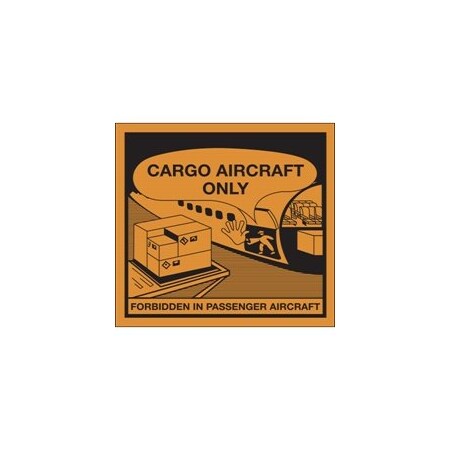 Bubblefast 4 3/8 x 4 3/4'' - ''Cargo Aircraft Only'' Labels BFDL1395