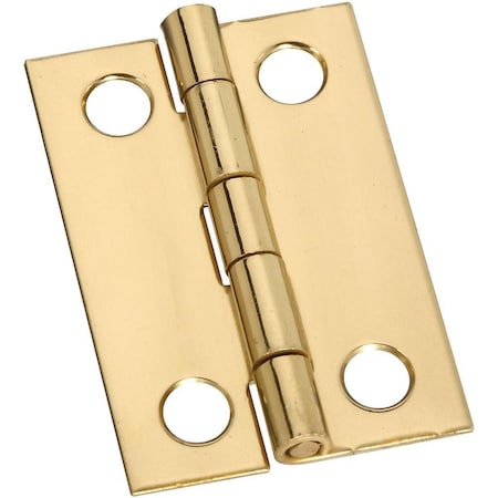 Stanley Stanley National Hardware 1.5 x 1 in. Decorative Narrow Hinge, Solid Brass N211-292
