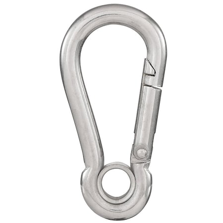 Vornado National Hardware Interlocking Spring Snap, 3-1/8 in, 400 lb Working Load, 316 Grade, SS/Steel N100-359