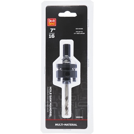 Do It Best 7/16'' Hole Saw Mandrel QJDIB-M-002
