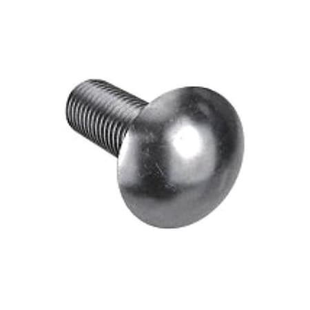 Zoro Select Carriage Bolt, Square Neck, 1/4"-20, 2 in L, Stainless Steel, 316, Not Applicable, 10 PK 2-CB-25C-200