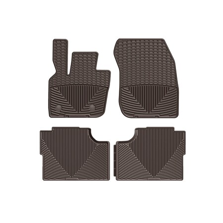 Weathertech Cocoa, Front and Rear All Weather Floor Mats WTFC404313