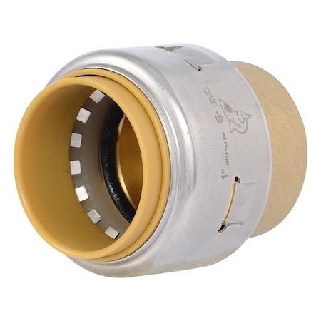 Sharkbite Push-Fit Fitting Cap, Brass UR520