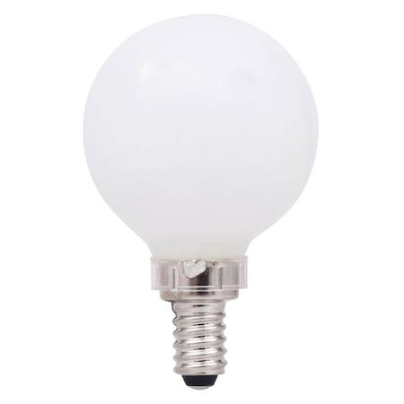 Ledvance/ Sylvania LED TruWave FROSTED G16.5, 4.5W, E12 Dimmable, 90CRI, 350 Lumen, 5000K, 15000 life LED4.5G16.5CDIM950F13YTL