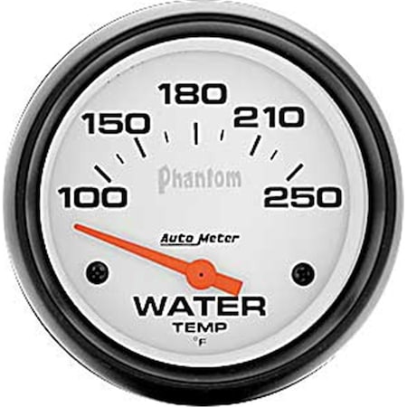 Auto Meter 2.62 in. Phantom Electric Water Temperature Gauge ATM5837