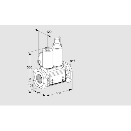 Honeywell Kromschroder VCS8T100A05NLQLB/PPPP/PPPP KS88206906